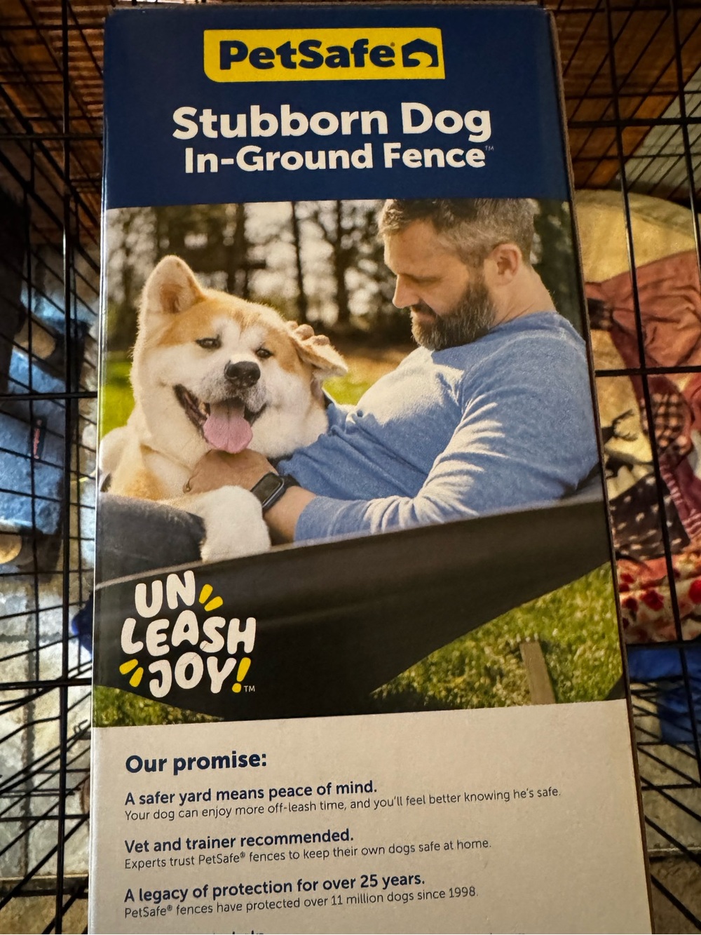 Petsafe Stubborn dog in-ground fence.